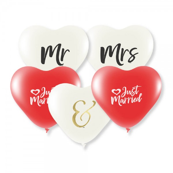 Ballons Mr Mrs Just Married
