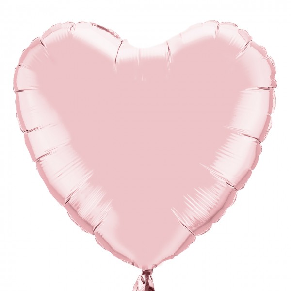 folienballon herz rosa
