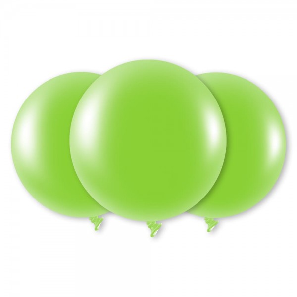 Giganten apfelgrün Latex Luftballons