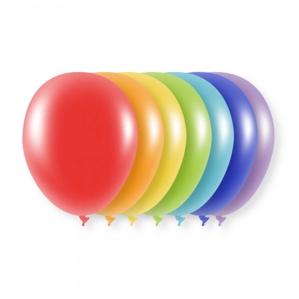 7 Luftballons - Regenbogen