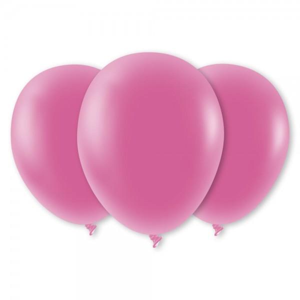 Luftballons wildrose Latex Rund
