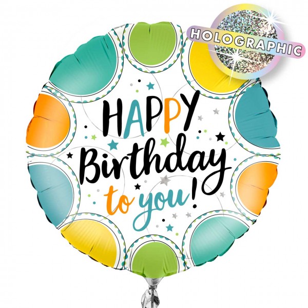 folienballon happy birthday