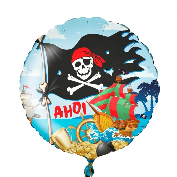 folienballon geburtstag pirat