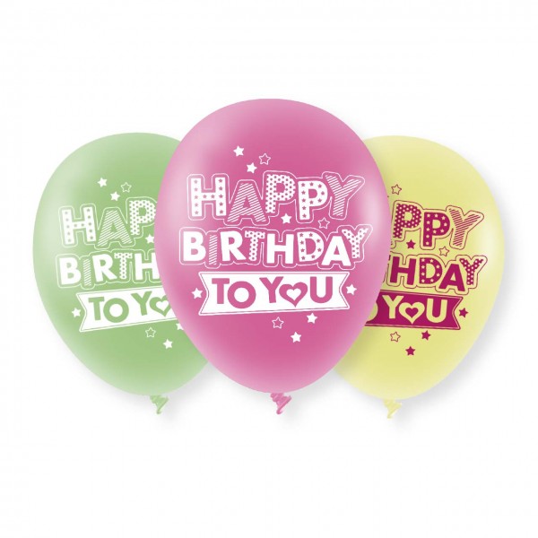 6 Luftballons - Happy Birthday to you