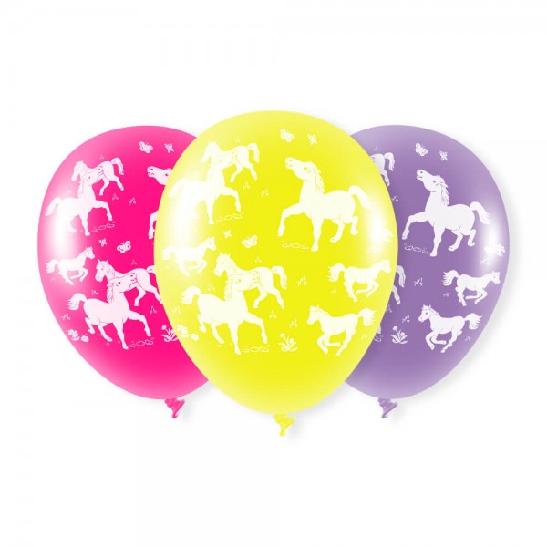 6 Luftballons - Pferde