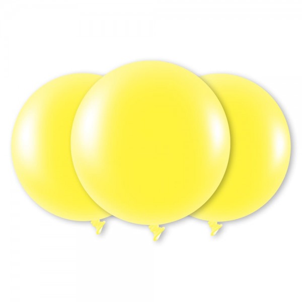 Giganten gelb Latex Luftballons