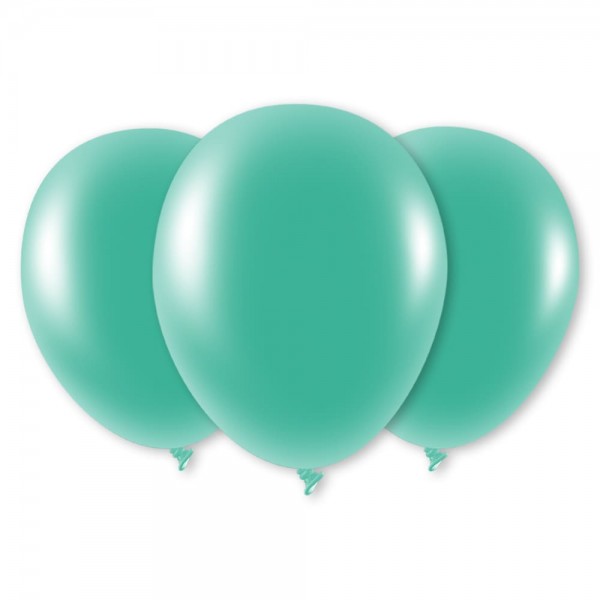 Luftballons jade Latex Rund