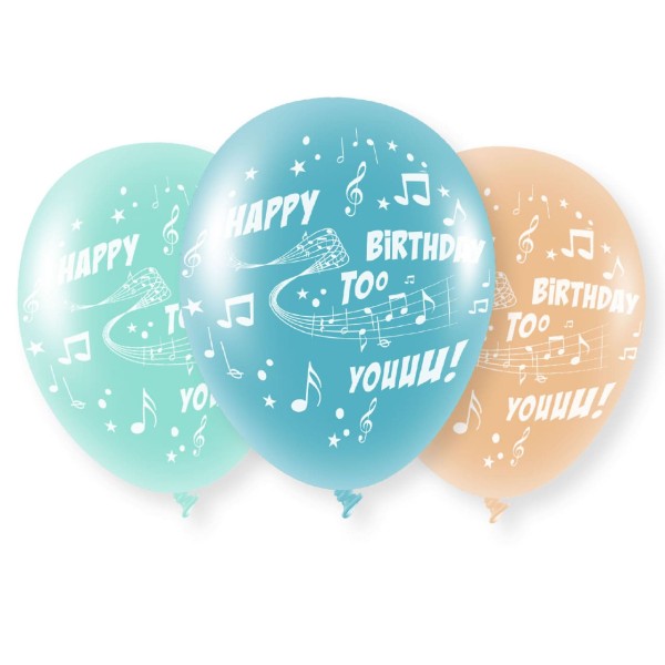 6 Luftballons Geburtstag Noten