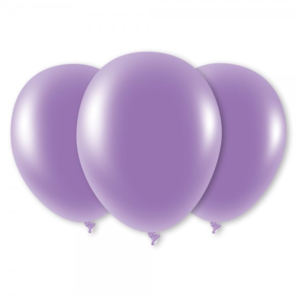 Luftballons lavendel Latex Rund