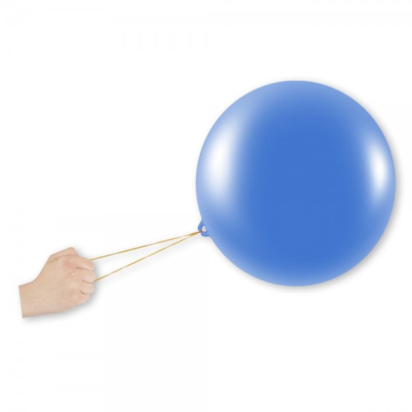 Punchbälle Luftballons blau Latex Rund
