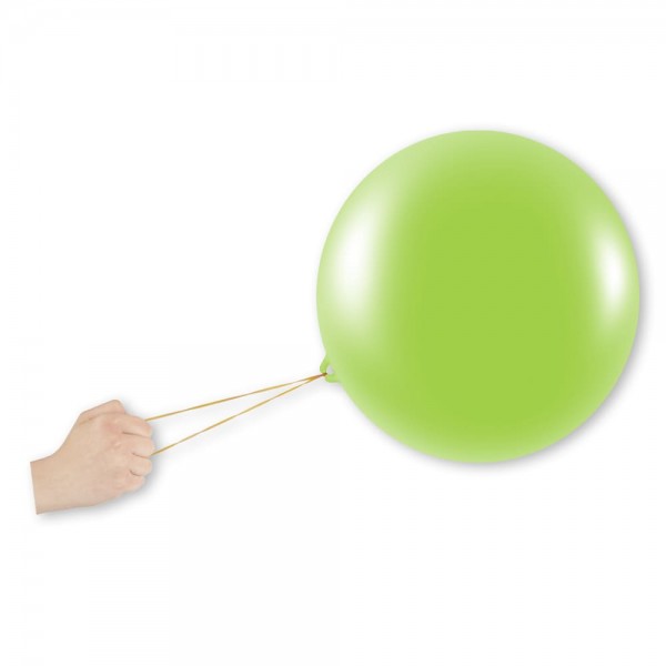 Punchbälle Luftballons grün Latex Rund
