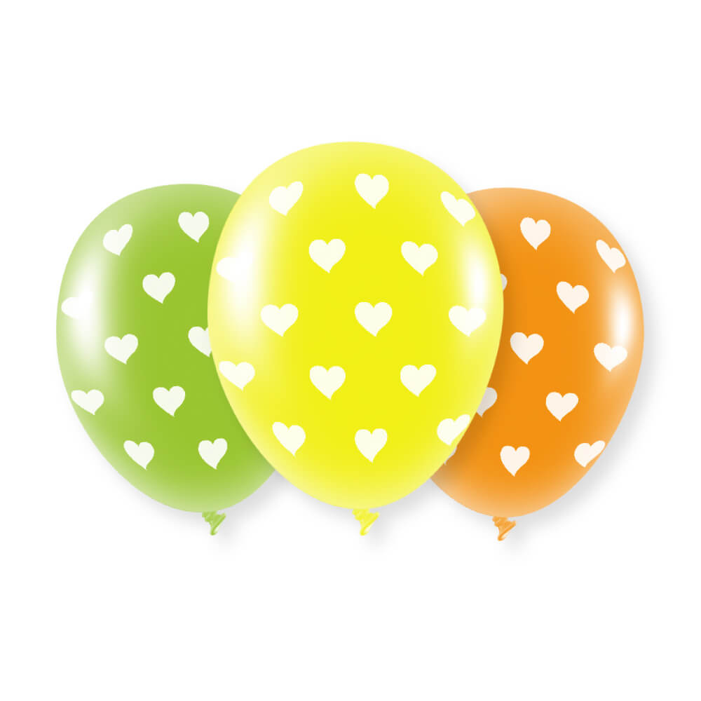 Luftballons Luftballon Smile gelb 25 cm Party Geburtstag 