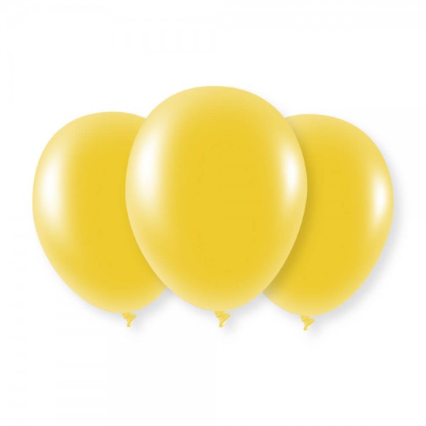 8 Luftballons - Goldgelb