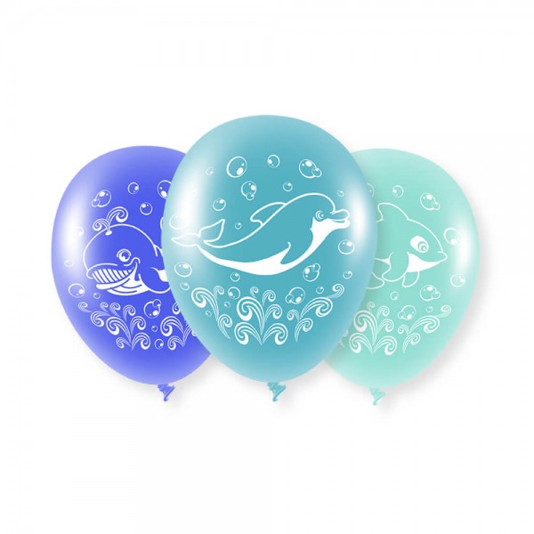6 Luftballons - Meerestiere