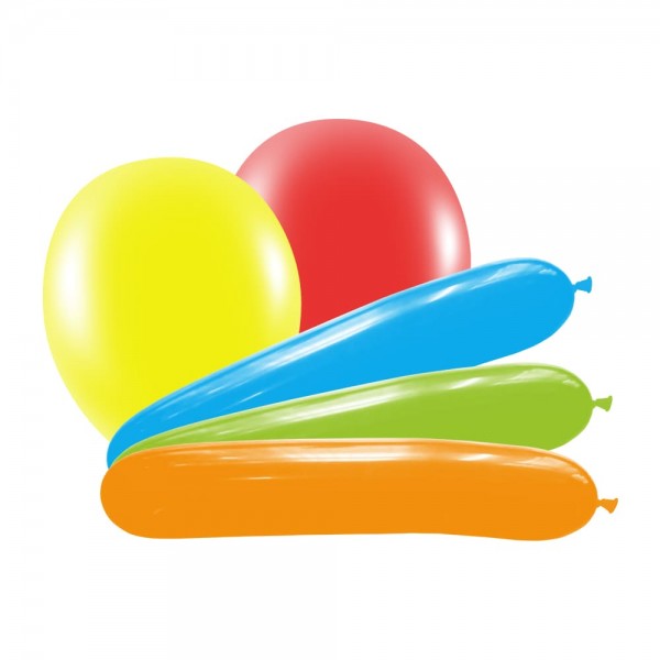 Ballons Lange und Runde