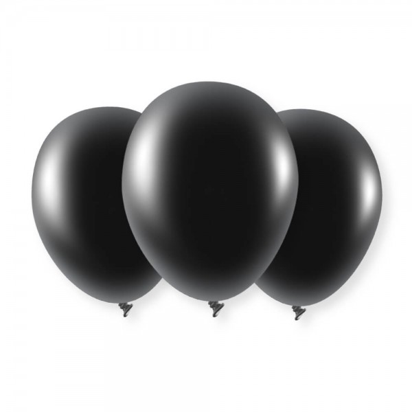 8 Luftballons - Schwarz